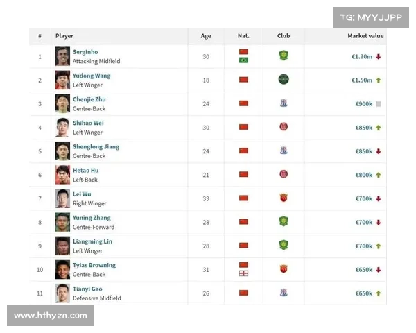 如何全面分析德转亚洲球员身价排行榜及其背后的因素